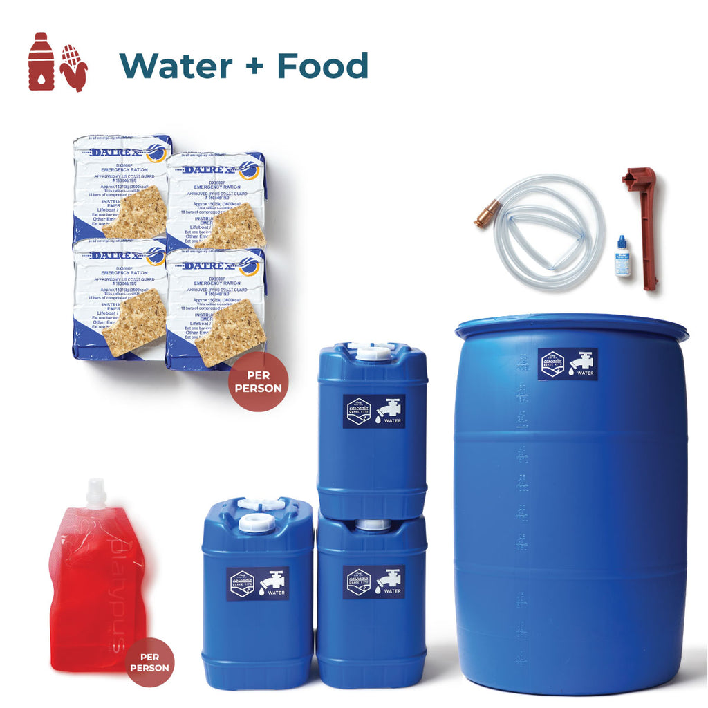 TwoWeek Essential Earthquake Kit5 Person Cascadia Ready